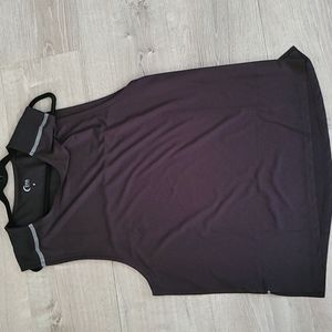 Zyia Men's Black Mesh Tank